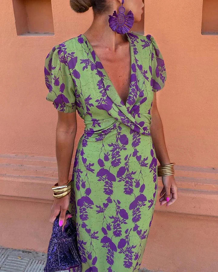 YESENIA | Elegancka Sukienka Kwiatowa